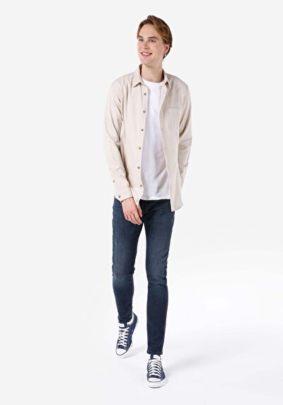 Image de 041 Danny Pantalon Bleu Foncé En Slim Fit Homme