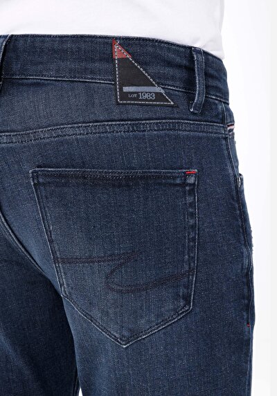 Image de 041 Danny Pantalon Bleu Foncé   En  Slim Fit Homme