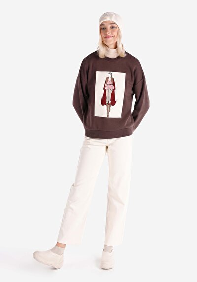 Image de Pull-over Marron Regular Fit  Femme