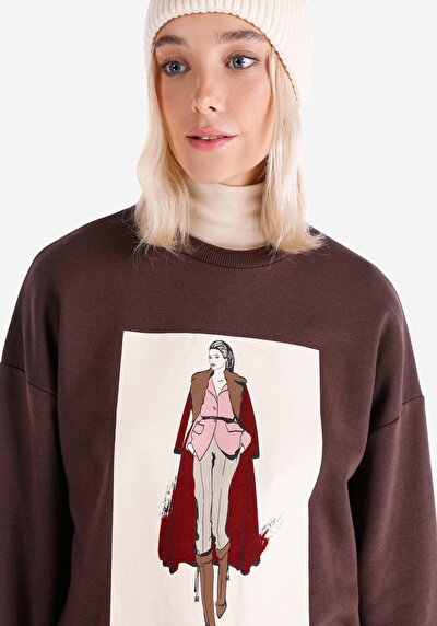Image de Pull-over Marron Regular Fit  Femme