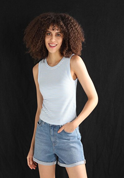 Image de Athlète Bleu Slim Fit Femme