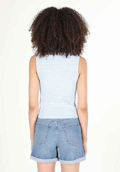 Image de Athlète Bleu Slim Fit Femme