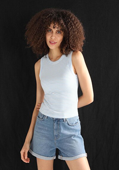 Image de Athlète Bleu Slim Fit Femme