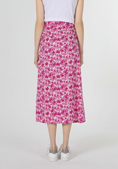 Image de Jupe Rose Midi    Femme