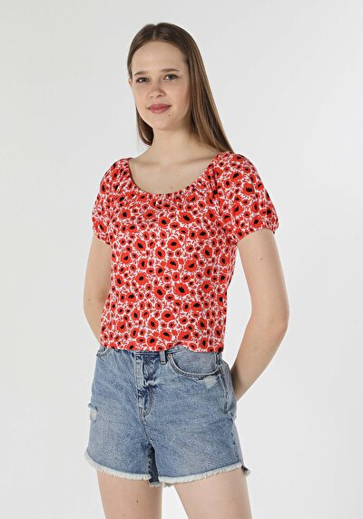 Image de T-shirt À Manches Courtes Corail Slim Fit Femme