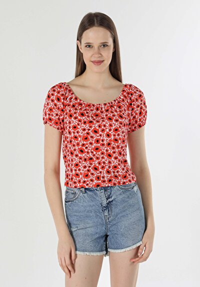 Image de T-shirt À Manches Courtes Corail Slim Fit  Femme