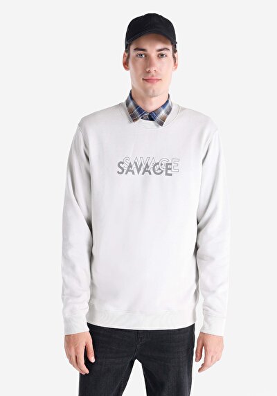 Image de Pull-over Blanc Regular Fit  Homme