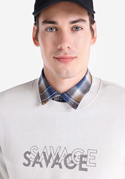 Image de Pull-over Blanc Regular Fit  Homme