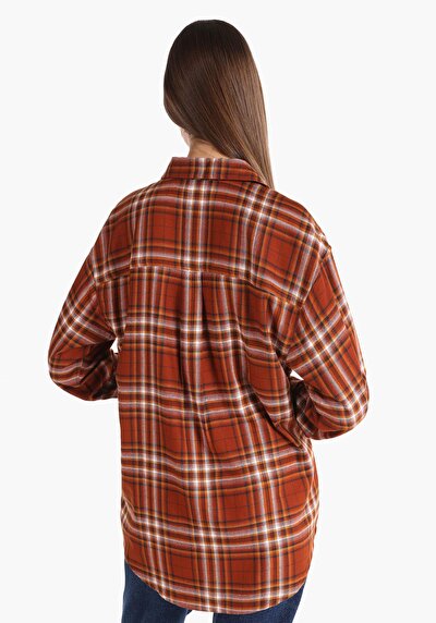 Image de Chemise À Manches Longues Marron    Femme