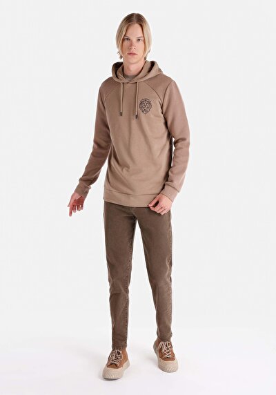 Image de T-shirt À Manches Longues Marron   Homme