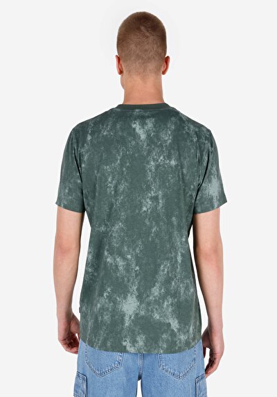 Image de T-shirt À Manches Courtes Vert Regular Fit Homme
