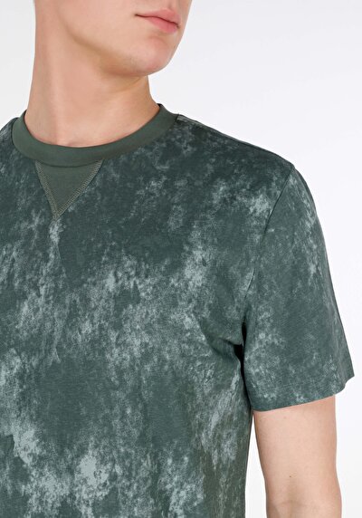 Image de T-shirt À Manches Courtes Vert Regular Fit  Homme