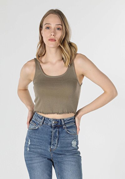 Image de Athlète Kaki Slim Fit Femme