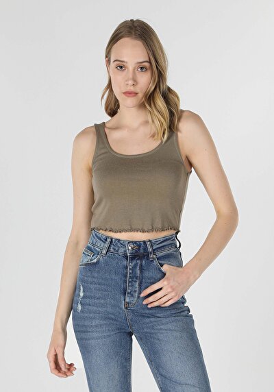Image de Athlète Kaki Slim Fit Femme