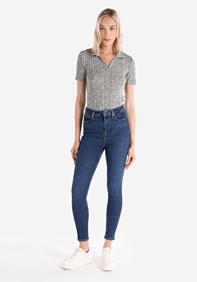 Image de 760 Diana Pantalon Denim Skinny Leg High Rise En Skinny Fit Femme