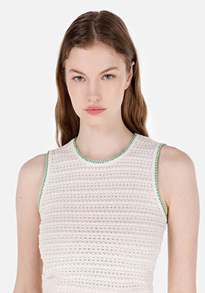 Image de Athlète Ecru Slim Fit Femme