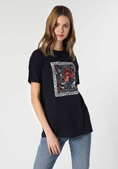 Image de T-shirt À Manches Courtes Marine Comfort Fit  Femme