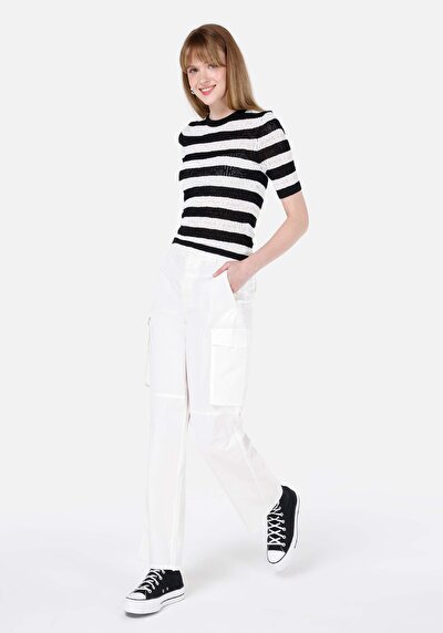 Image de Tricot Noir Slim Fit  Femme