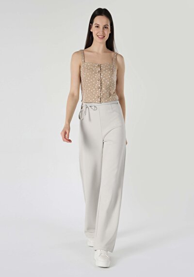 Image de Athlète Beige Slim Fit Femme