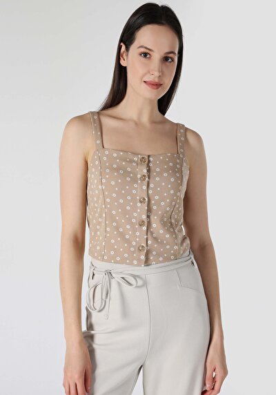 Image de Athlète Beige Slim Fit Femme