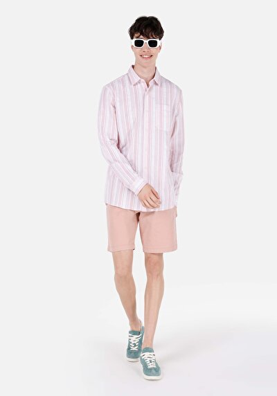 Image de Short Saumon Regular Fit Homme