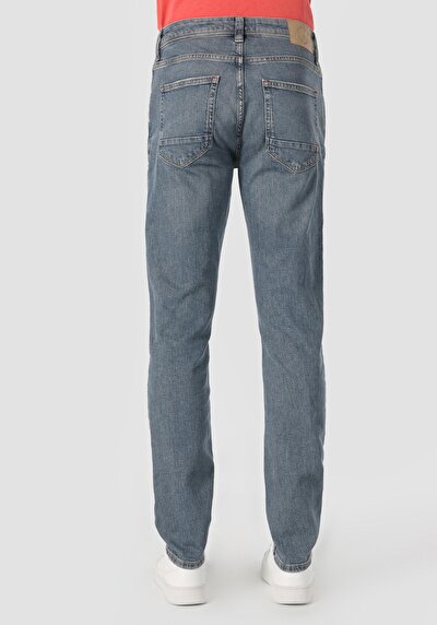 Image de 044 Karl Pantalon Bleu En Straight Fit Homme