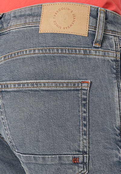 Afficher les détails de 044 Karl Pantalon Bleu   En  Straight Fit Homme