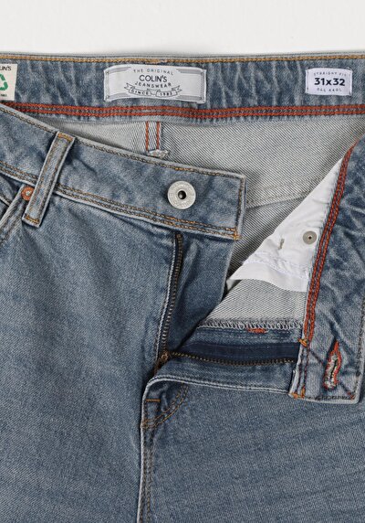Afficher les détails de 044 Karl Pantalon Bleu   En  Straight Fit Homme