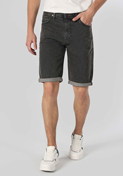 Image de Short Gris Regular Fit Homme