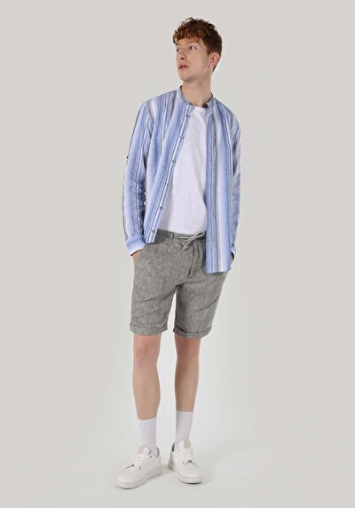 Afficher les détails de Short Gris Regular Fit Homme