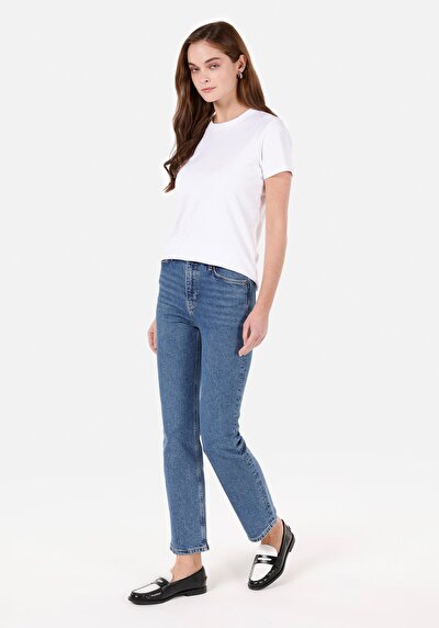 Image de 792 Mila Pantalon Bleu   En  Regular Fit Femme