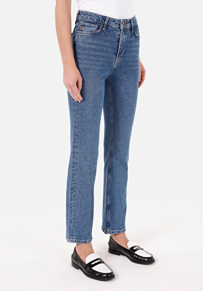 Image de 792 Mila Pantalon Bleu   En  Regular Fit Femme