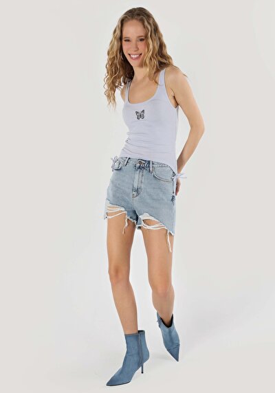 Image de Athlète Bleu Slim Fit Femme