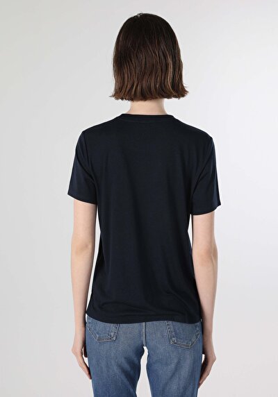 Image de T-shirt À Manches Courtes Marine Regular Fit Femme