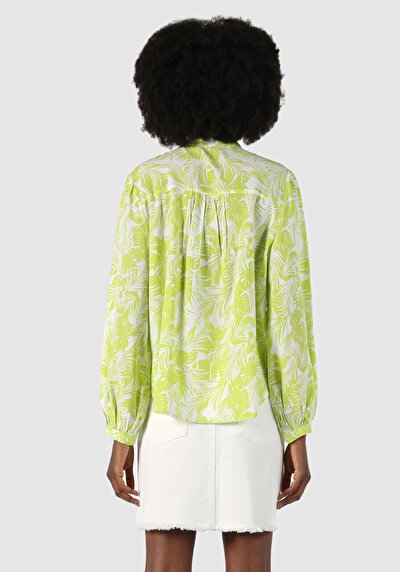 Image de Chemise À Manches Longues Vert Regular Fit Femme