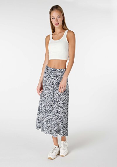 Image de Jupe Marine Midi Skirt    Femme
