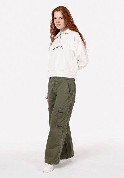 Image de Pull-over Blanc Regular Fit  Femme
