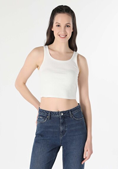 Image de Athlète Blanc Slim Fit Femme