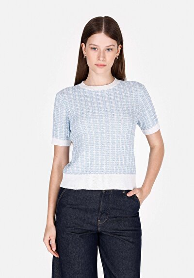Image de Tricot Bleu Regular Fit  Femme
