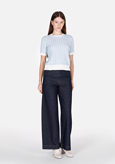 Image de Tricot Bleu Regular Fit  Femme