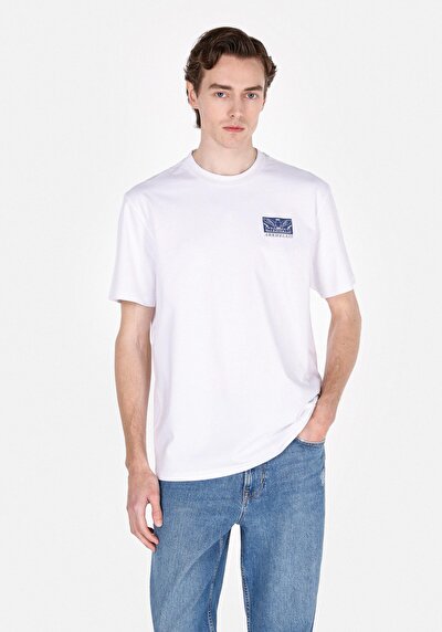 Image de Blanc Homme T-shirt À Manches Courtes