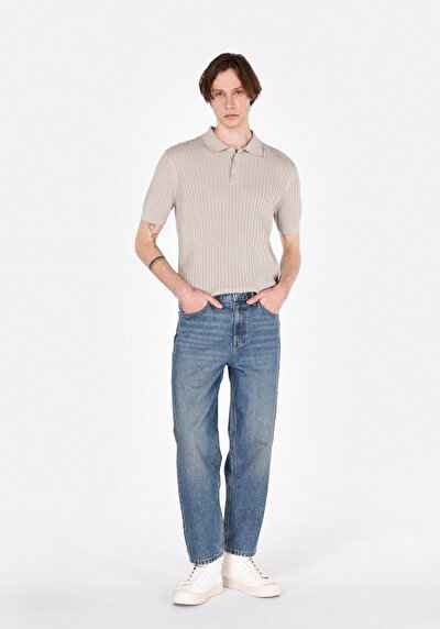 Image de 093 Boris Pantalon  Loose Leg Medium Rise En Jean Baggy Fit Homme