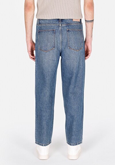 Image de 093 Boris Pantalon  Loose Leg Medium Rise En Jean Baggy Fit Homme