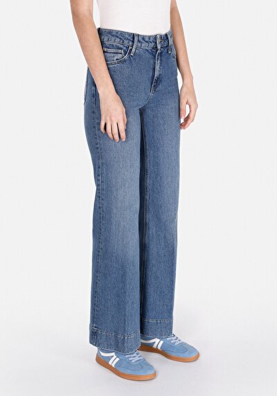 Image de 793 Marissa Pantalon Wide Leg High Rise En Jean Regular Fit Femme