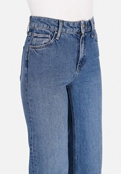 Afficher les détails de 793 Marissa Pantalon  Wide Leg High Rise En Jean Regular Fit Femme