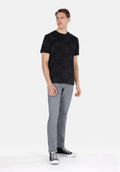 Image de 044 Karl Pantalon    En Jean Straight Fit Homme