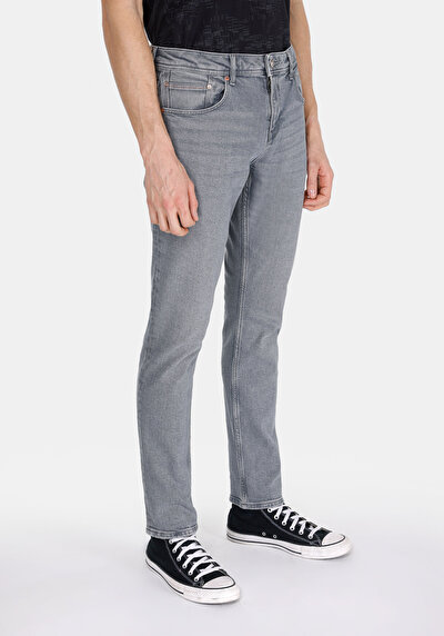 Image de 044 Karl Pantalon    En Jean Straight Fit Homme