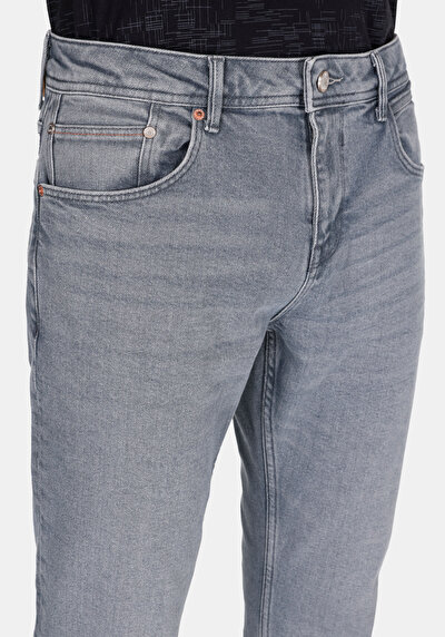 Image de 044 Karl Pantalon    En Jean Straight Fit Homme