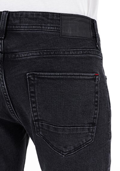 Afficher les détails de 044 Karl Pantalon Noir   En  Straight Fit Homme
