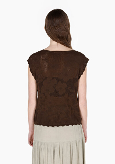 Afficher les détails de Tricot Marron Regular Fit  Femme